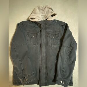 Levi Strauss Denim Trucker Jacket fleece lining size slim fit